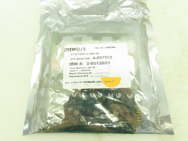 Telemotive E7207-61 Relay Board Assembly Control Panel