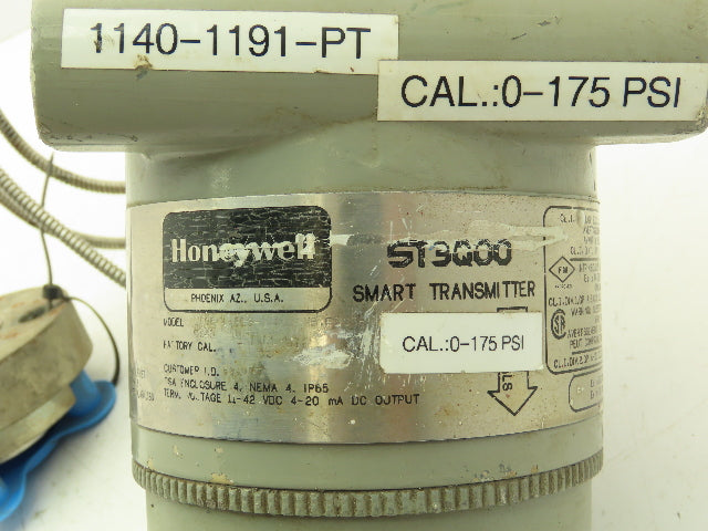 Honeywell ST3Q00 Smart Pressure Transmitter with Diaphragm Flange Seal RC1-150