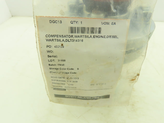 Stenflex Type AS Rubber Expansion Joint Compensator 1" Flange DN25 DLT314316
