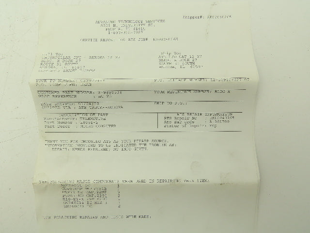 Telemotive E8001-2 Micro Computer Control Panel Circuit Board