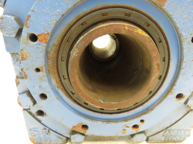 Merrick LHYJS-2A105Y-Y3-305 Speed Reducer 305:1 Gearbox Hollow Shaft 56C Face