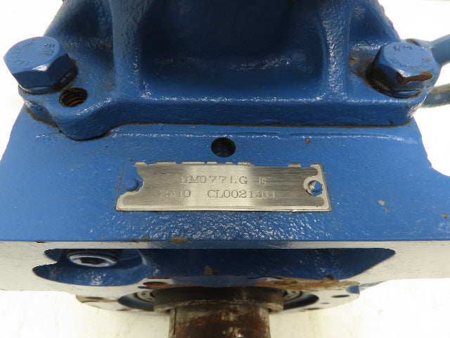 Merrick LHYJS-2A105Y-Y3-305 Speed Reducer 305:1 Gearbox Hollow Shaft 56C Face