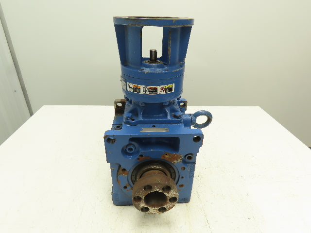 Merrick LHYJS-2A105Y-Y3-305 Speed Reducer 305:1 Gearbox Hollow Shaft 56C Face