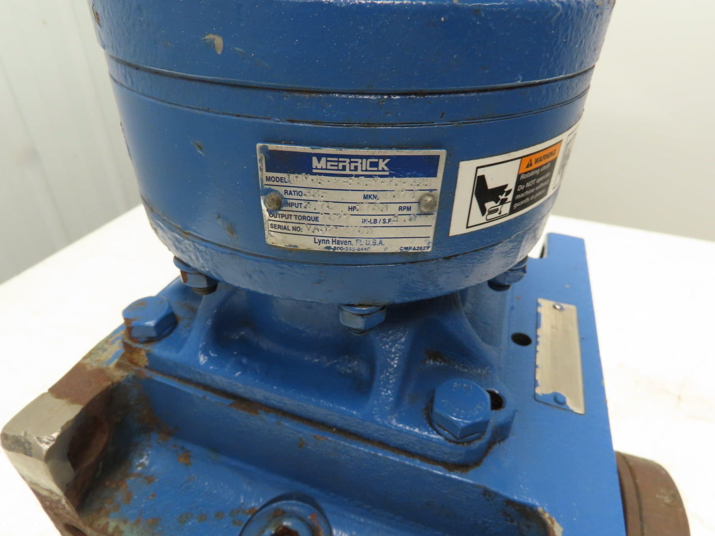 Merrick LHYJS-2A105Y-Y3-305 Speed Reducer 305:1 Gearbox Hollow Shaft 56C Face