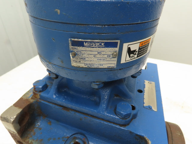 Merrick LHYJS-2A105Y-Y3-305 Speed Reducer 305:1 Gearbox Hollow Shaft 56C Face