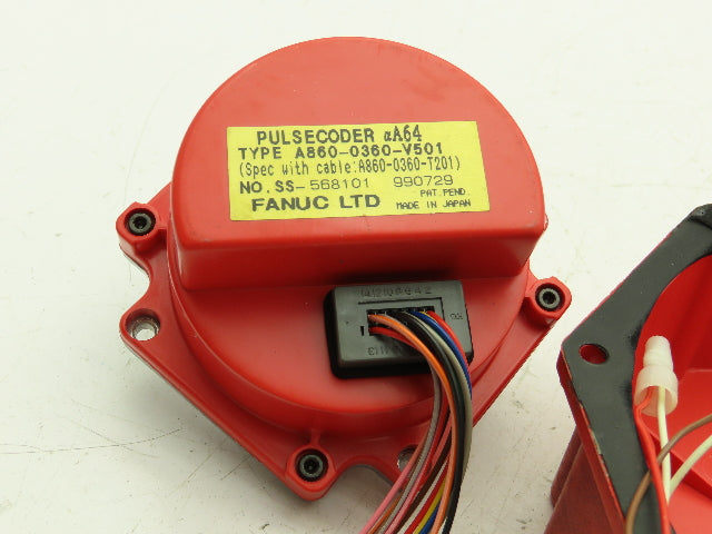 Fanuc A860-0360-V501 Servo Motor Encoder Pulsecoder Rotary Pulse Rear Cover