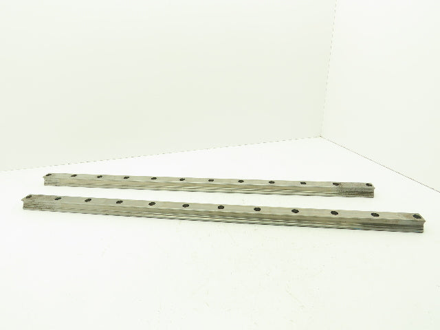 Linear Bearing Guide Rail 28mm x 900mm 35.4" Lot of 2