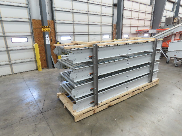 Roach 36"x 40' Modular Powered Roller Conveyor 130VDC O-Ring Belt Drive