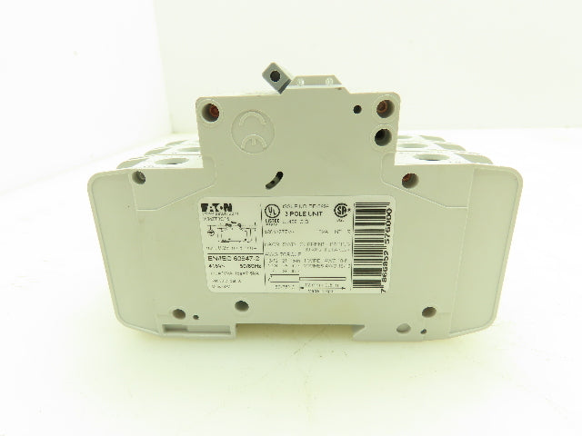 Eaton WMZT3C15 Circuit Breaker 15A 277/480V 3 Pole DIN Rail 3Ph