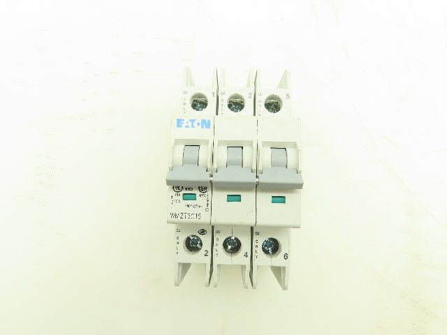 Eaton WMZT3C15 Circuit Breaker 15A 277/480V 3 Pole DIN Rail 3Ph