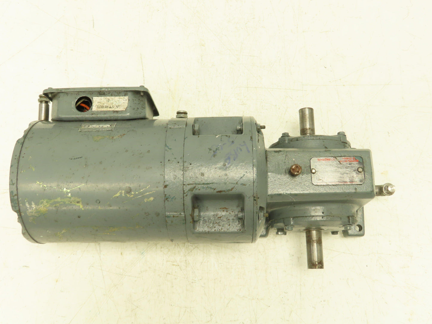 Dodge Reliance Gearmotor 50:1 Reducer 1/2Hp 230/460V 3PH FB56C Dual Output