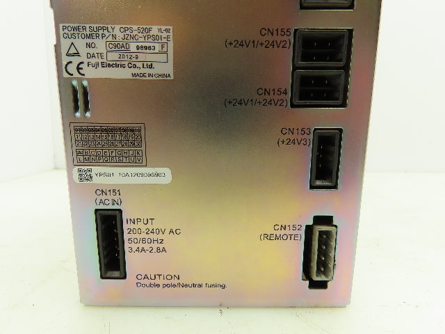 Fuji Electric JZNC-YPS01-E Yaskawa Power Supply Servo Control CPS-520F