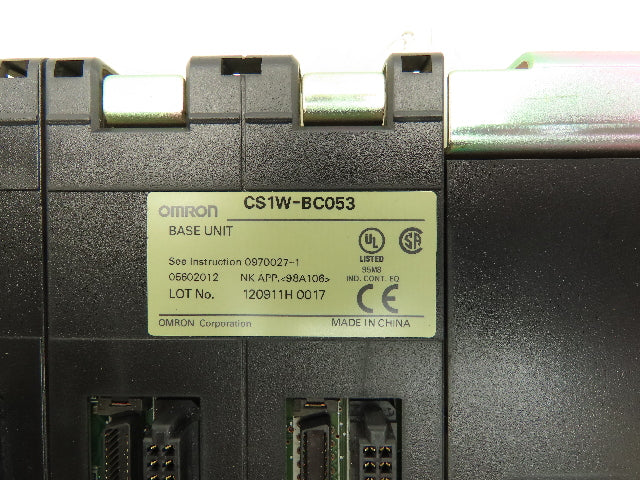 Omron CS1W-BC053 PLC Base Unit Power Supply Input Modules