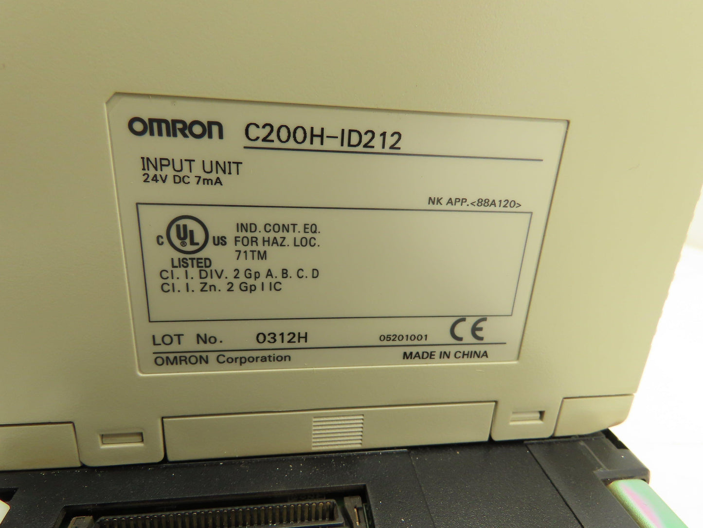 Omron CS1W-BC053 PLC Base Unit Power Supply Input Modules