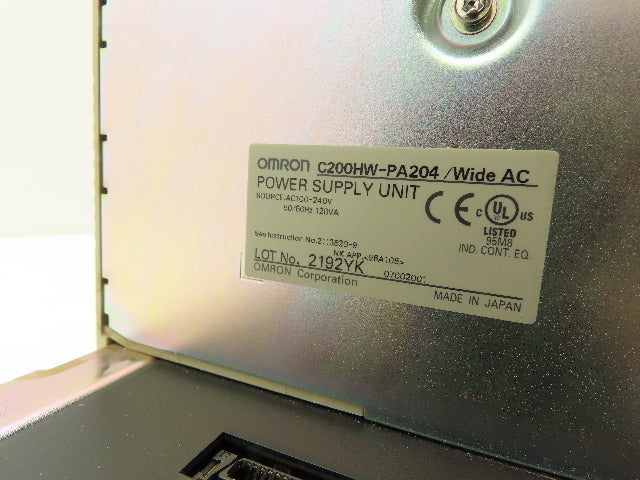 Omron CS1W-BC053 PLC Base Unit Power Supply Input Modules