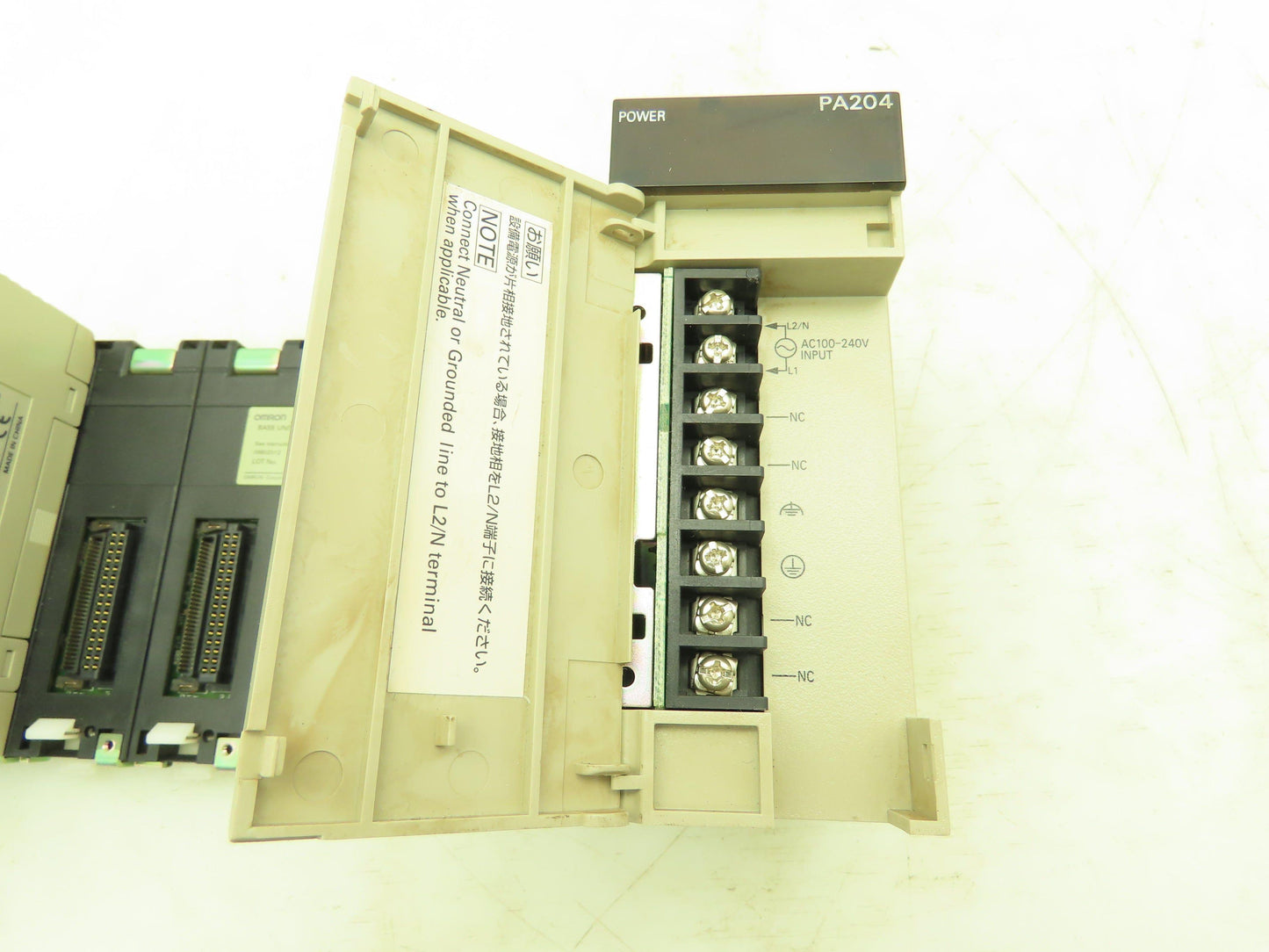 Omron CS1W-BC053 PLC Base Unit Power Supply Input Modules