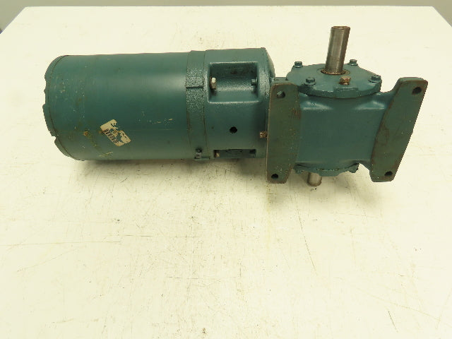 Dodge Reliance 56WM16A Gearmotor 50:1 Reducer 3/4Hp 230/460V 3PH 56C Dual Output