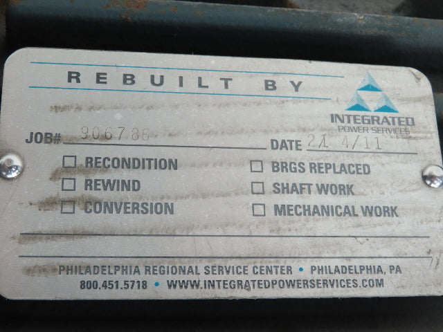 GE 5K213SAC5724 Severe Duty AC Motor 7.5Hp 9A 3530 RPM 460V 3PH TEFC L213