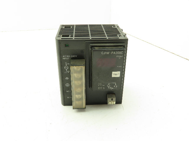 Omron CJ1W-PA205C Power Supply Module 100-240VAC Input 120/240VDC OR 24VDC 2A