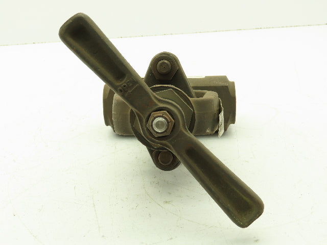 Hancock 7230W-1-0219 Manual Globe Valve 1/2" Socket Weld Loose Backseat 2500 PSI