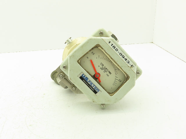 US Filter 5500G Flow Switch 120V 10A Nitrogen Gauge Cu Ft/Min