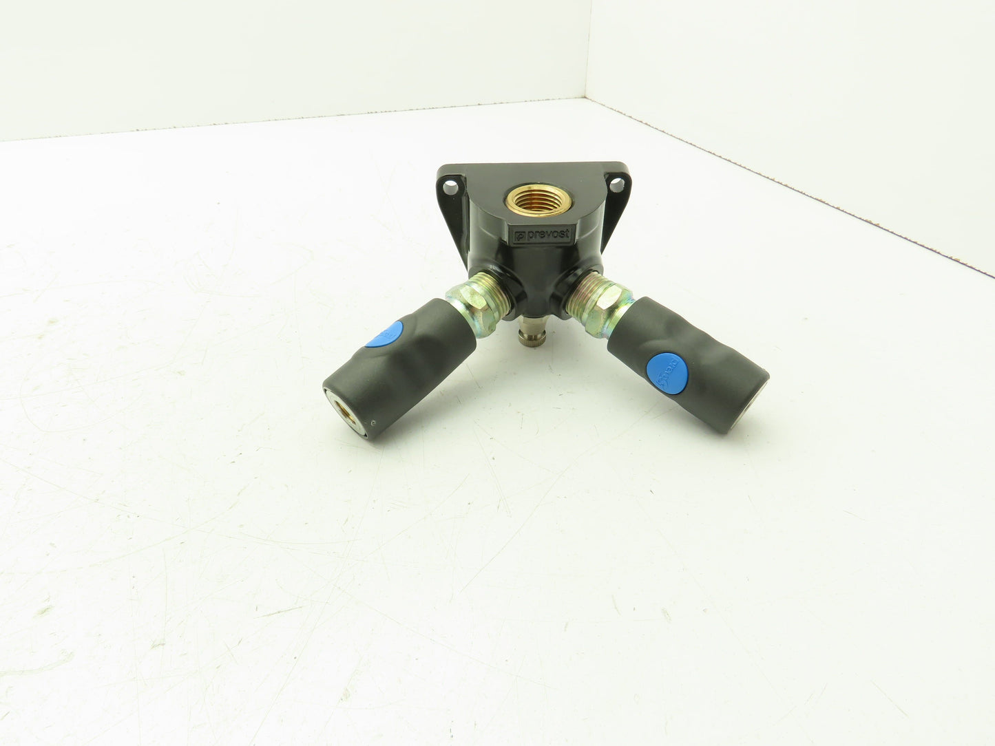 Prevost ISI 068203WK Compressed Air Manifold 1/2" FNPT Coupler Drain 1/4"