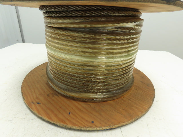 7/16"x 175' Steel Wire Rope Crane Hoist Winch Lifting Cable 6x37 WC