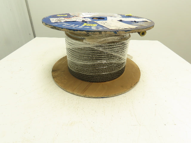 3/8"x 258' Steel Wire Rope Crane Hoist Winch Lifting Cable 6x37 WC