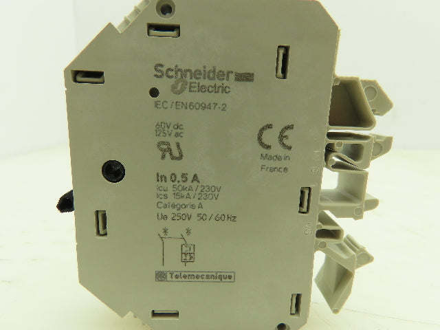 Schneider Electric GB2CD05 Circuit Breaker 0.5A Thermal Magnetic TeSys