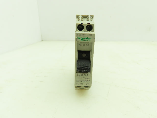 Schneider Electric GB2CD05 Circuit Breaker 0.5A Thermal Magnetic TeSys