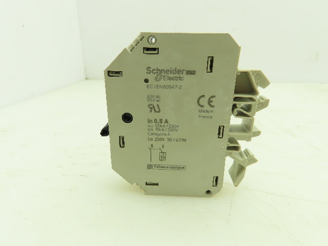 Schneider Electric GB2CD05 Circuit Breaker 0.5A Thermal Magnetic TeSys