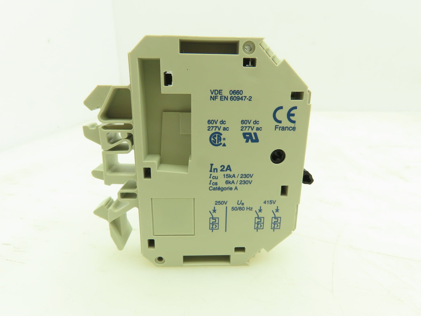 Telemecanique GB2CB07 Circuit Breaker 2A 60VDC 277VAC Thermal Magnetic TeSys