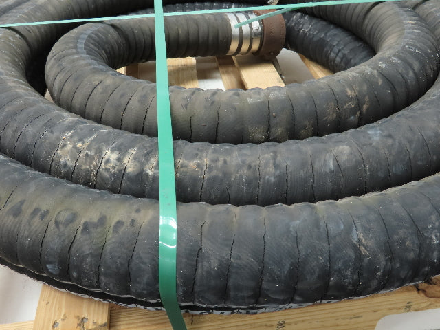 Jason 4470 Dry Bulk Material Suction Hose 3" ID x 48' Gum Rubber 75 PSI