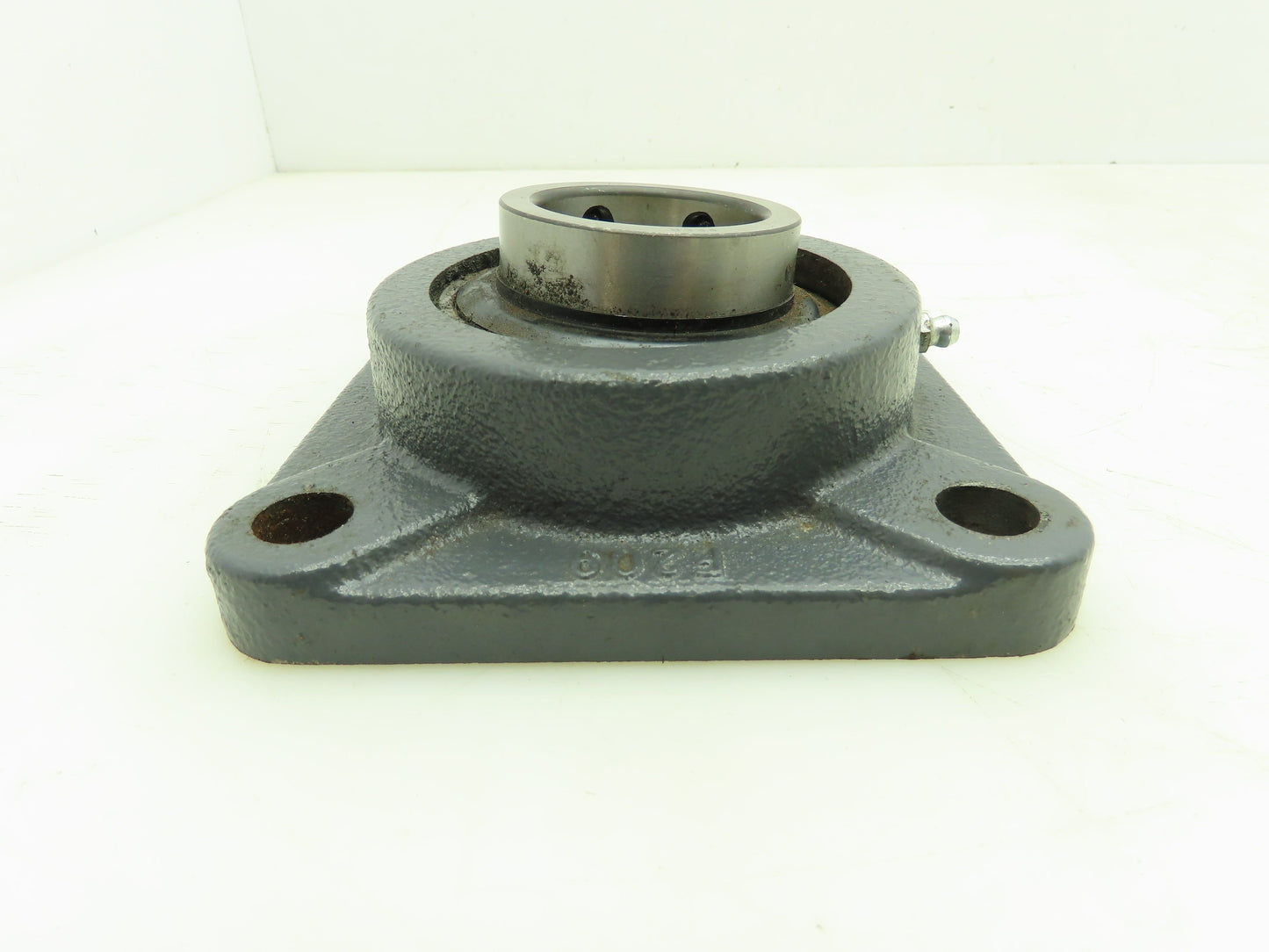 Peer F209 Bearing Flange 4 Bolt Set Screw Collar With Locking Insert Bearing