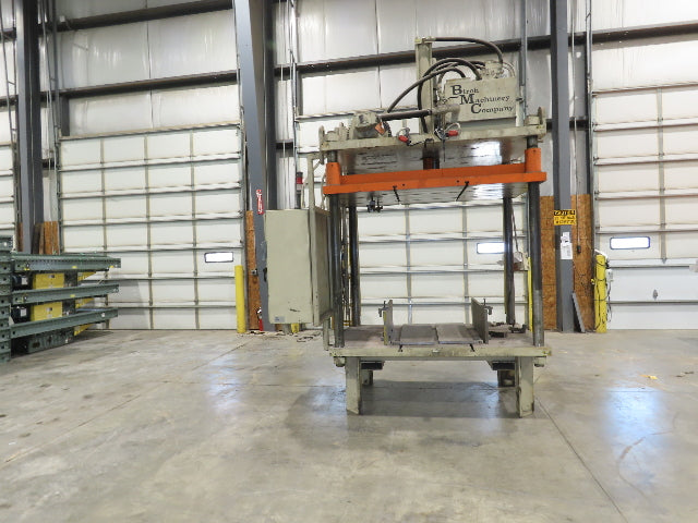 Birch 20 Ton 4-Post Vertical Hydraulic Die Casting Trim Press 25Hp 460V