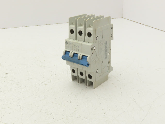 Allen Bradley 1489-M3C030 Circuit Breaker 3A 3 Pole 277/480V Din Rail Mount
