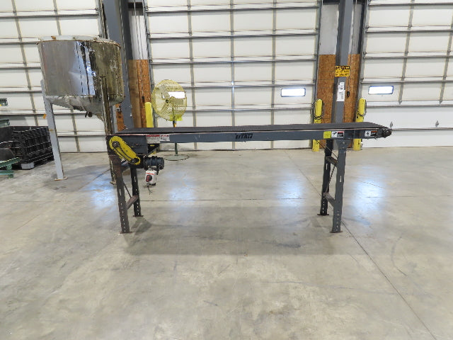 Titan 20"x 10' Slider Bed Conveyor 16" Belt .5Hp 460V 3PH End Drive 50 FPM