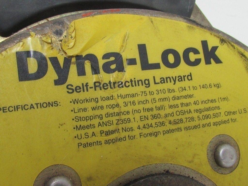 Rose Dyna-Lock 506202 Self Retracting Lanyard 10Meter Galvanized Wire Rope 400lb