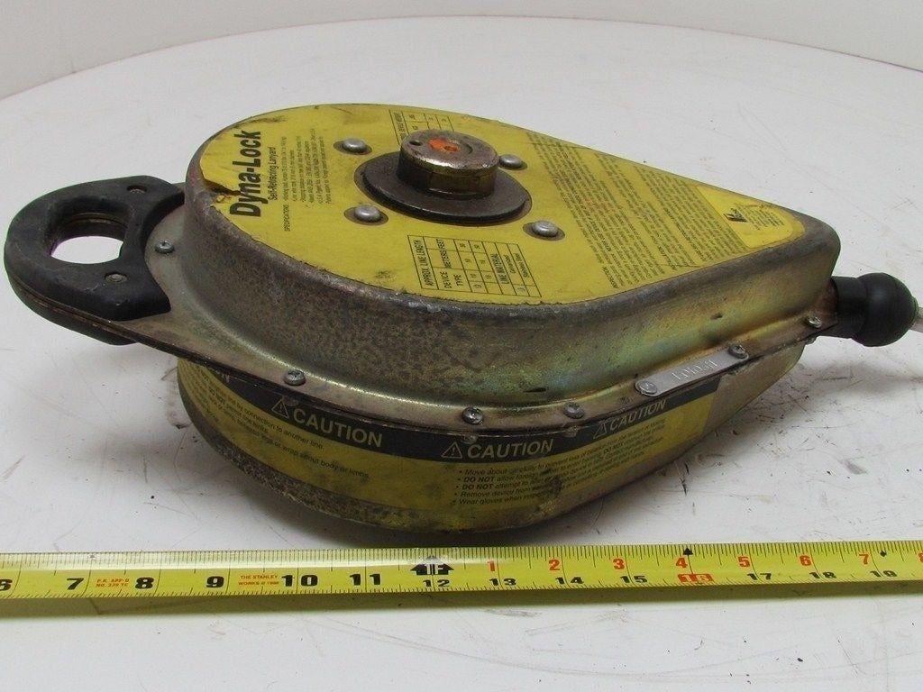 Rose Dyna-Lock 506202 Self Retracting Lanyard 10Meter Galvanized Wire Rope 400lb