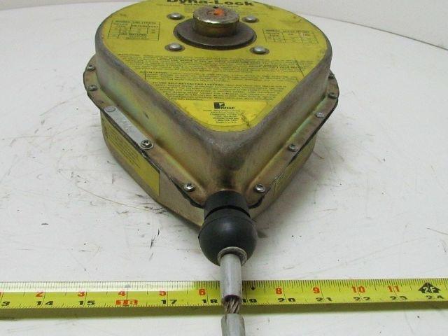 Rose Dyna-Lock 506202 Self Retracting Lanyard 10Meter Galvanized Wire Rope 400lb