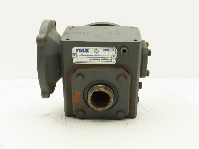 Falk 206WLOM1A Omnibox Worm Gearbox 25:1 Reducer 1Hp 70 RPM Hollow Output 56C