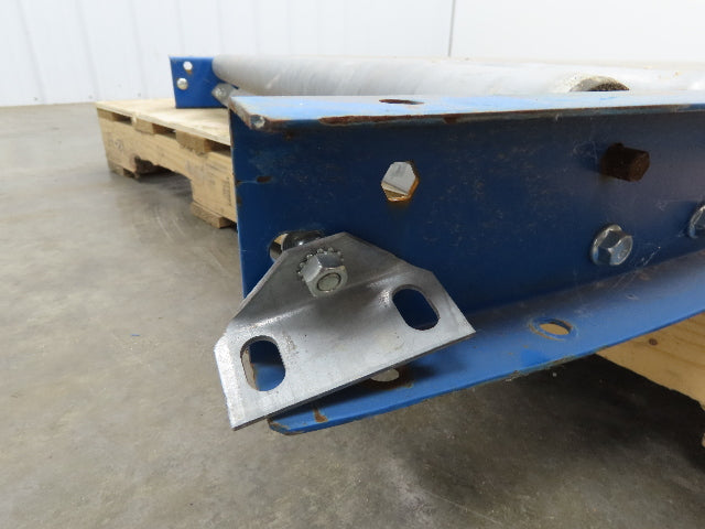 Lewco 34"x 45 Deg Gravity Roller Conveyor 31"BF SST Tapered Roller