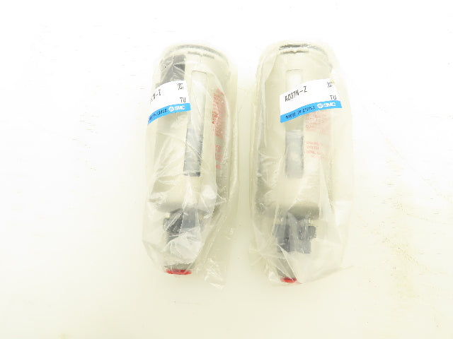 SMC AD37NZ Pneumatic Auto Drain 150 PSI 140°F Lot Of 2