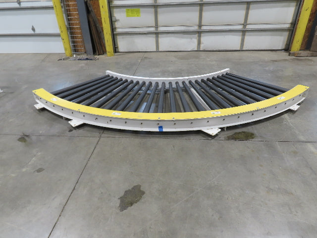 49"x 12' Chain Drive Live Roller 90° Conveyor Section 42"BF -No Drive