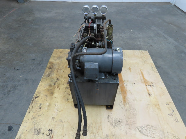 Nachi VDS-0B-1A2-10 Hydraulic Power Unit 3.94 GPM 507 PSI Variable Vane 220V 3Ph