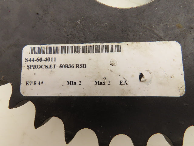 Martin 50B36 Sprocket # 50-1 36 Teeth 2" Bore With Keyway And Set Screws