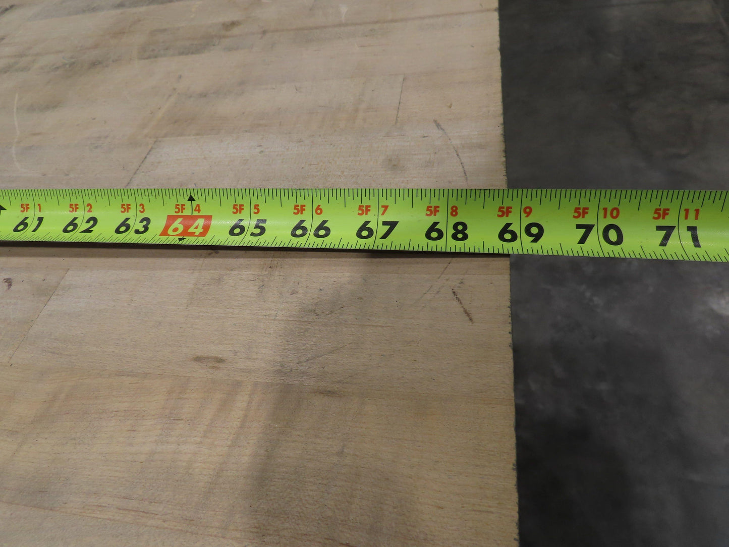 Industrial Butcher Block Top Workbench Table 68"W 30"D 40"H