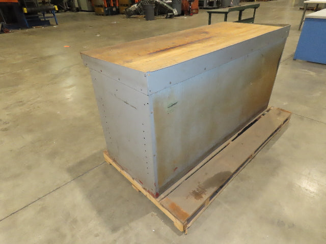 Industrial Butcher Block Top Workbench 2-Door Cabinet Workstation 72"W 29"D 36"H