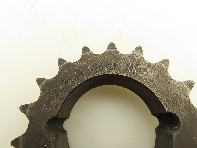Martin 50BTB18-1610 Sprocket Tapered Bushed # 50 Roller 18 Teeth Size 1610