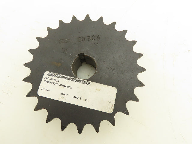 Martin 50B24F Sprocket Welded B Hub 24 Teeth 1" Bore With Set Screws Lot of 2